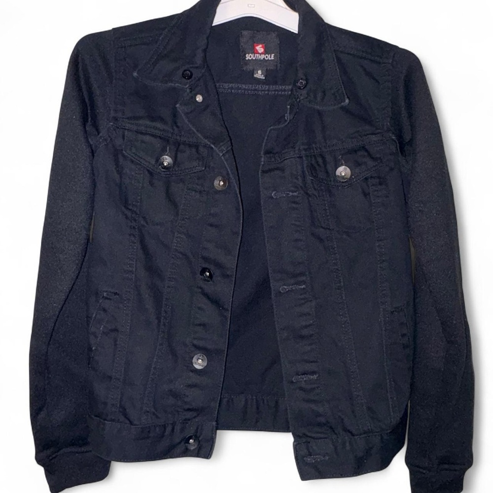 South Pole Black Jean Jacket